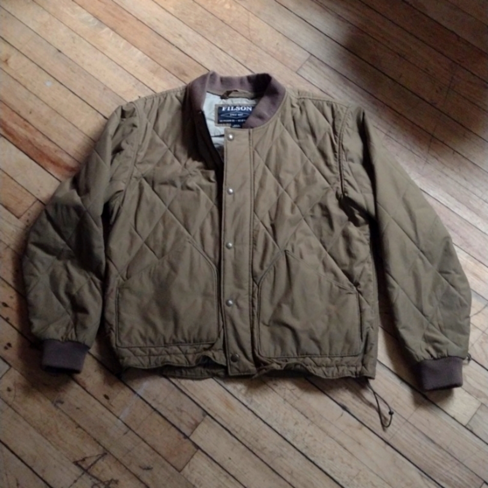 Filson Quilted Pack Jacket Tan Men's Medium